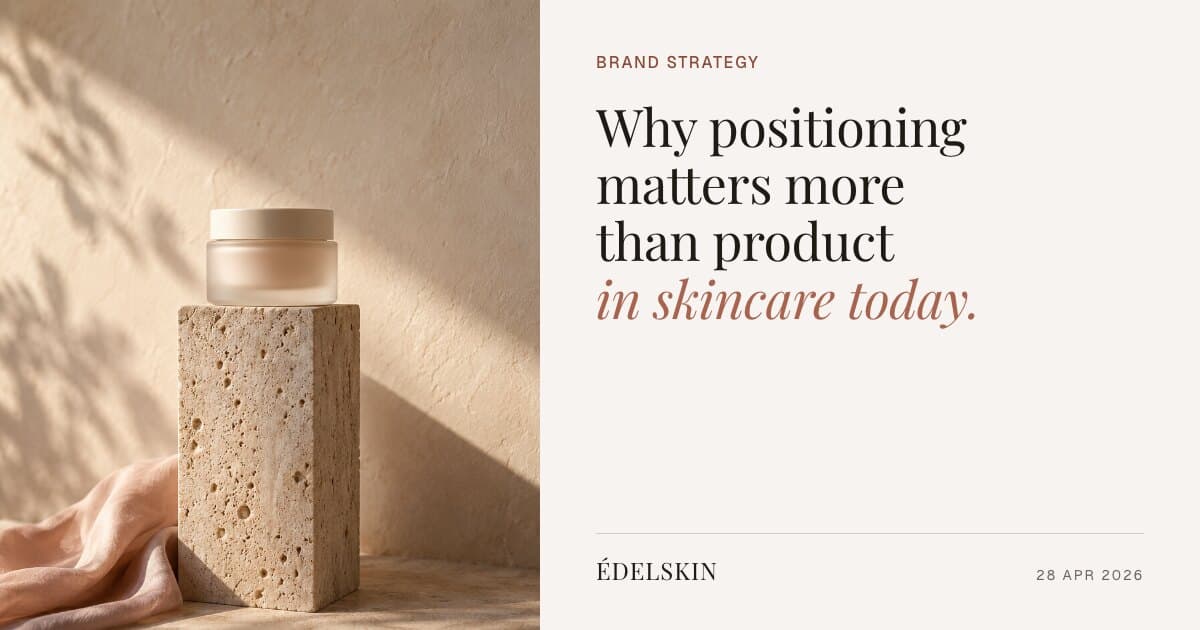 Why Positioning Matters More Than Product in Skincare Today